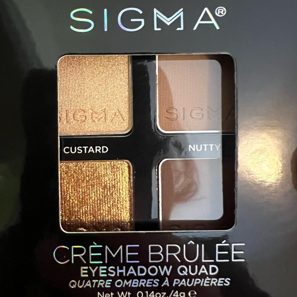Sigma Beauty Gold and Brown Eyeshadow Palette Luxurious Pigmentation